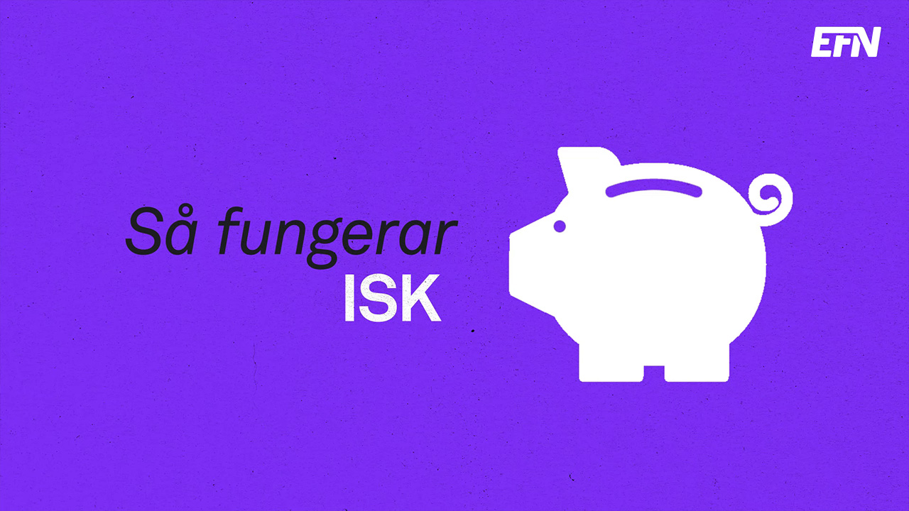 An ISK logo. Investeringssparkonto - ISK (Investment savings